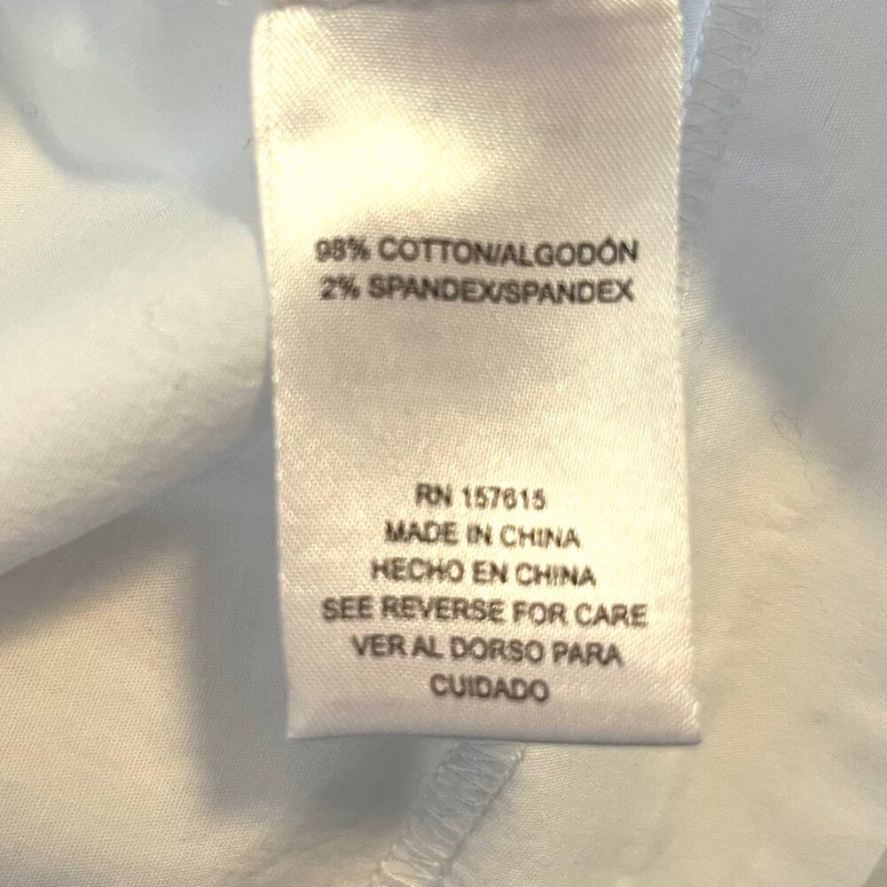 Joie White Cotton Mini Dress with Tie Detail | Size Medium - Picture 8 of 8